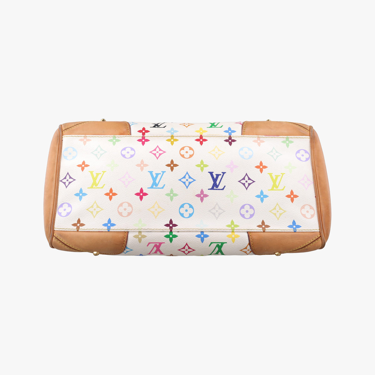 Vintage Louis Vuitton CLAUDIA white Monogram Multicolor M40193 handbag | stylenewstar