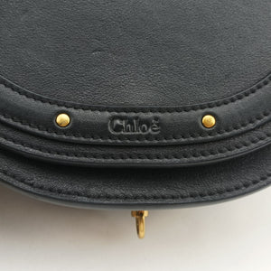 Pre-owned Chloe Nile Minaudiere Black Leather  shoulderbag | stylenewstar