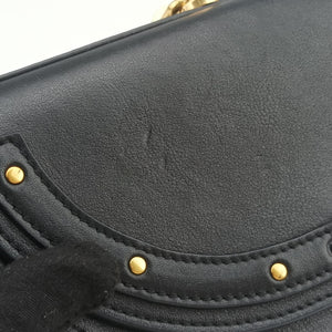 Pre-owned Chloe Nile Minaudiere Black Leather  shoulderbag | stylenewstar