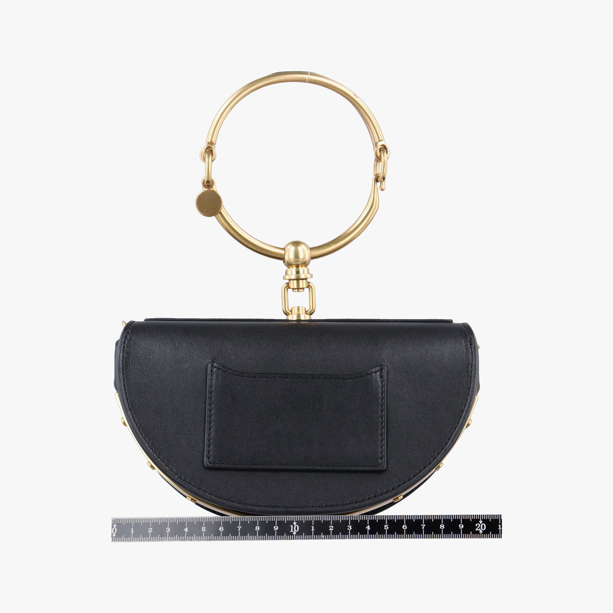 Pre-owned Chloe Nile Minaudiere Black Leather  shoulderbag | stylenewstar