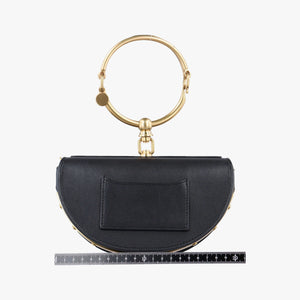 Pre-owned Chloe Nile Minaudiere Black Leather  shoulderbag | stylenewstar