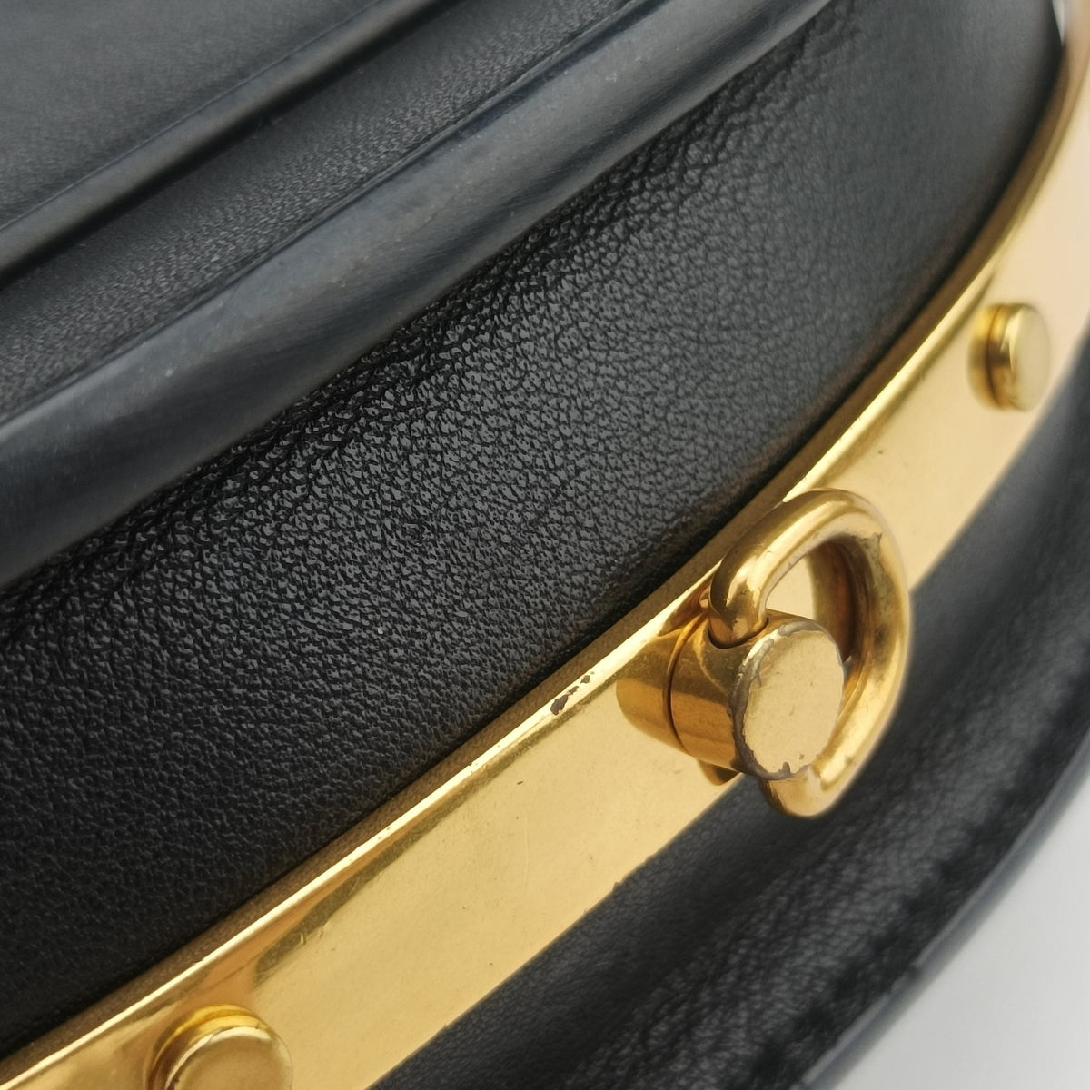 Pre-owned Chloe Nile Minaudiere Black Leather  shoulderbag | stylenewstar