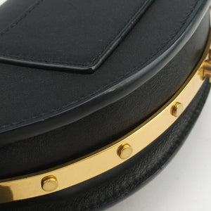Pre-owned Chloe Nile Minaudiere Black Leather  shoulderbag | stylenewstar
