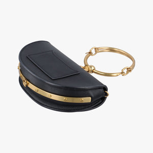 Pre-owned Chloe Nile Minaudiere Black Leather  shoulderbag | stylenewstar
