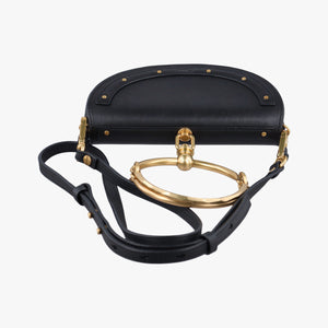 Pre-owned Chloe Nile Minaudiere Black Leather  shoulderbag | stylenewstar