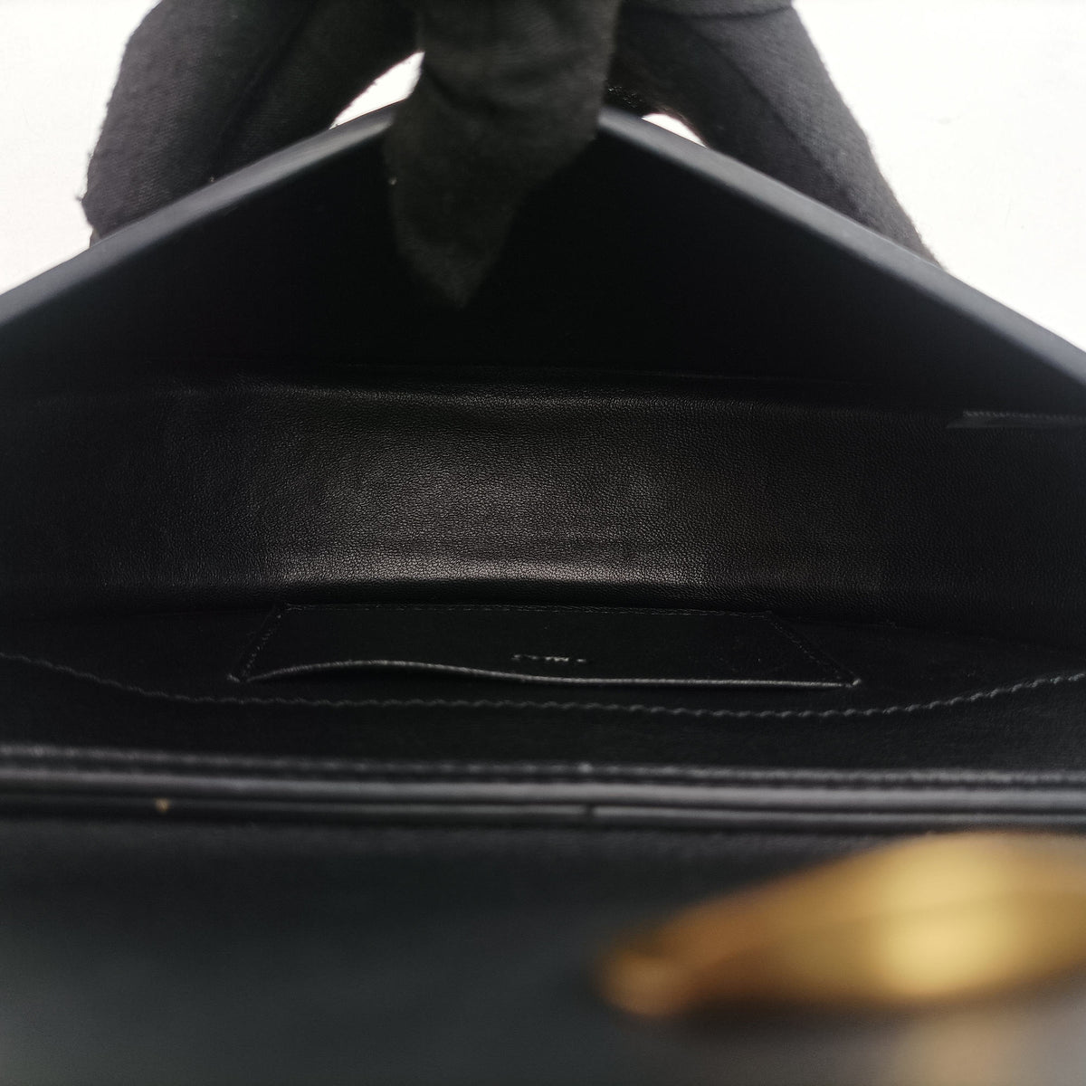 Pre-owned Chloe Nile Minaudiere Black Leather  shoulderbag | stylenewstar