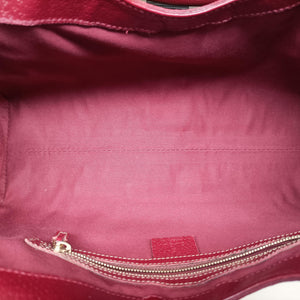 Pre-owned Gucci New Jackie Burgundy Leather×canvas 124407 shoulderbag | stylenewstar