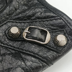 Vintage Balenciaga Giant Mini City Balck lambskin  shoulderbag | stylenewstar