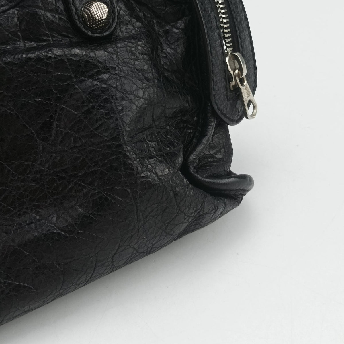 Vintage Balenciaga Giant Mini City Balck lambskin  shoulderbag | stylenewstar