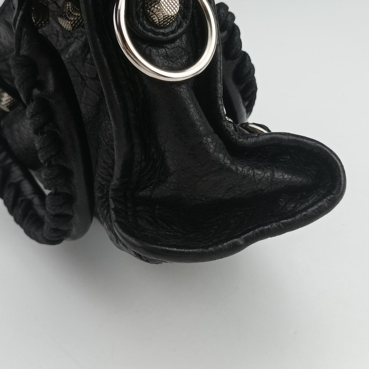 Vintage Balenciaga Giant Mini City Balck lambskin  shoulderbag | stylenewstar