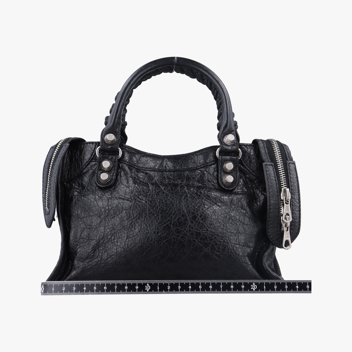 Vintage Balenciaga Giant Mini City Balck lambskin  shoulderbag | stylenewstar