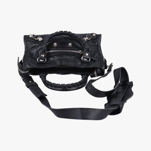 Vintage Balenciaga Giant Mini City Balck lambskin  shoulderbag | stylenewstar