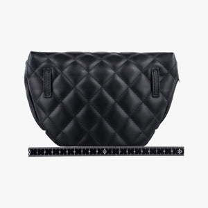 Pre-owned Chanel Uniform Black Leather  bum bag/waist bag | stylenewstar