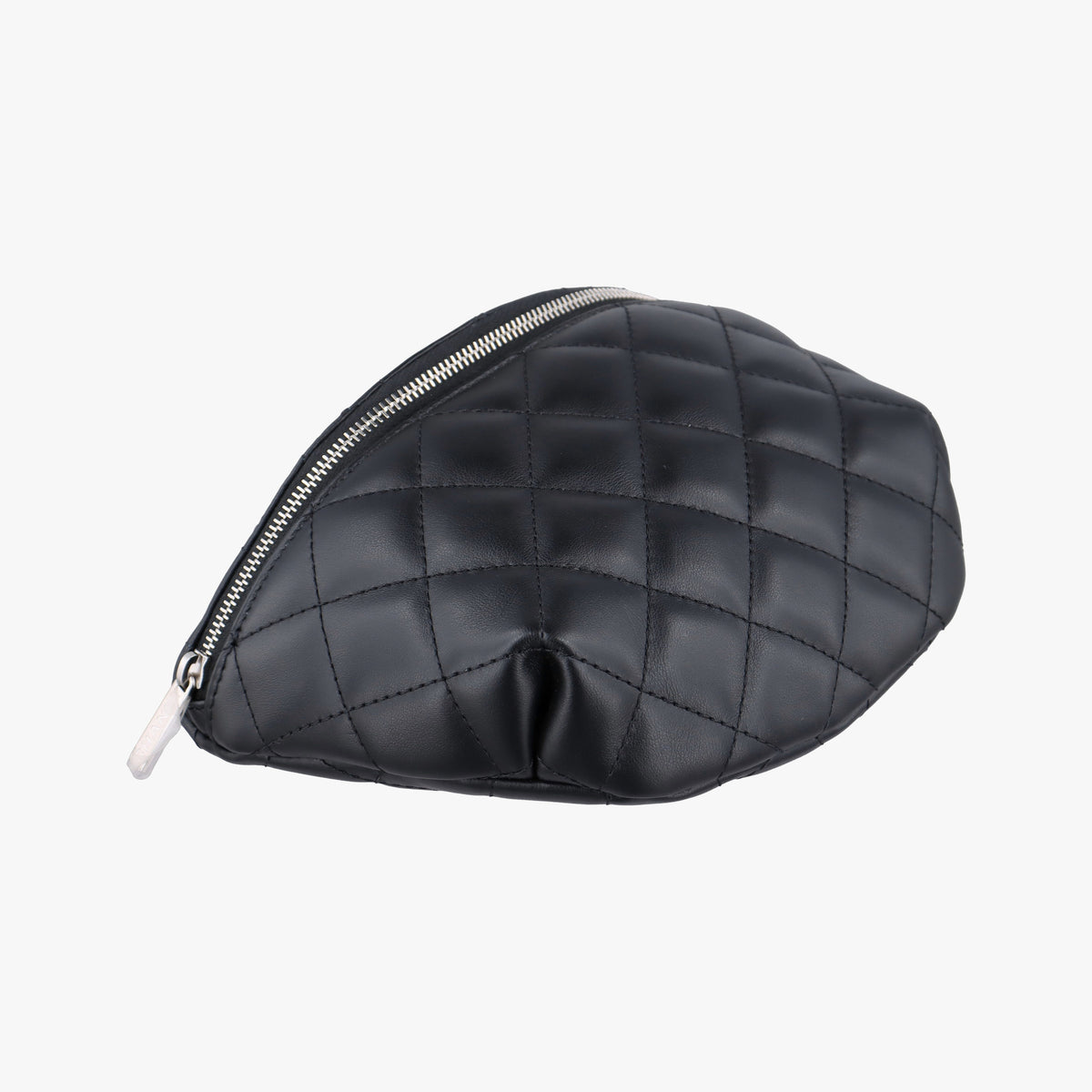 Pre-owned Chanel Uniform Black Leather  bum bag/waist bag | stylenewstar
