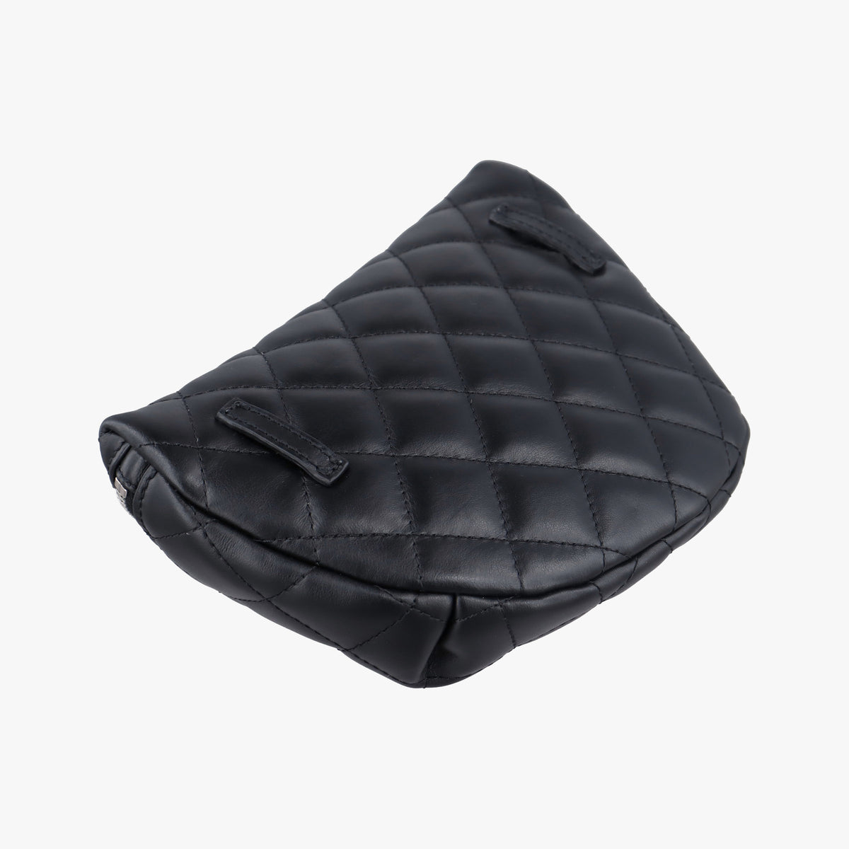 Pre-owned Chanel Uniform Black Leather  bum bag/waist bag | stylenewstar