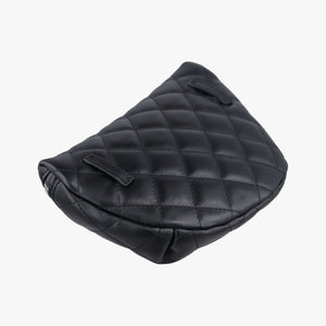 Pre-owned Chanel Uniform Black Leather  bum bag/waist bag | stylenewstar
