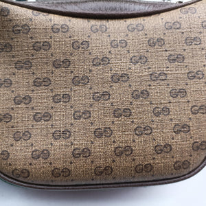 Pre-owned Gucci GG Attache Mini Brown PVC coated canvas 718512 shoulderbag | stylenewstar