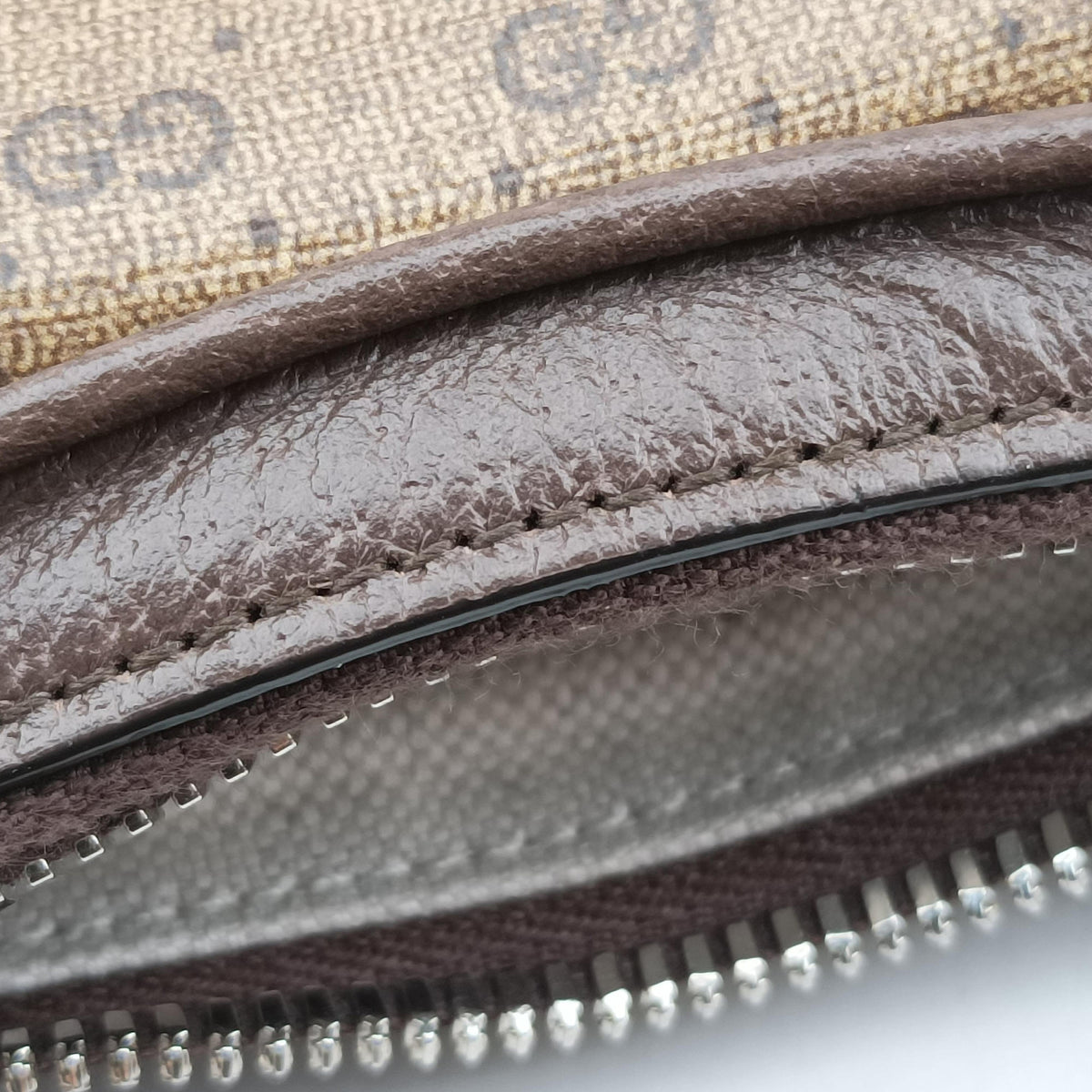 Pre-owned Gucci GG Attache Mini Brown PVC coated canvas 718512 shoulderbag | stylenewstar