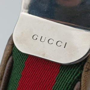 Pre-owned Gucci GG Attache Mini Brown PVC coated canvas 718512 shoulderbag | stylenewstar