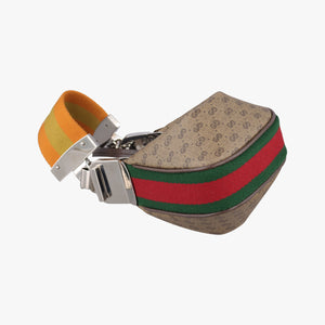 Pre-owned Gucci GG Attache Mini Brown PVC coated canvas 718512 shoulderbag | stylenewstar
