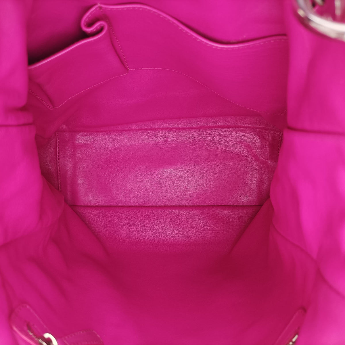 Pre-owned Christian Dior Soft Lady Dior INTRECCIATO Tote Rose lambskin  shoulderbag | stylenewstar