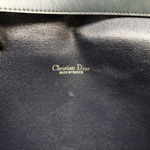 Pre-owned Christian Dior Trotter Navy Canvas  shoulderbag | stylenewstar