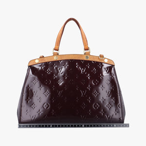 Pre-owned Louis Vuitton Brea MM Amarante Vernis M91619 handbag | stylenewstar