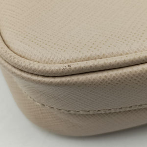 Pre-owned Prada Re-Edition 2005 Beige SAFFIANO Leather 1BH204 shoulderbag | stylenewstar