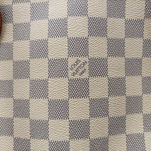 Secondhand Louis Vuitton Neverfull MM Azur Damier Canvas N51107 shoulderbag | stylenewstar