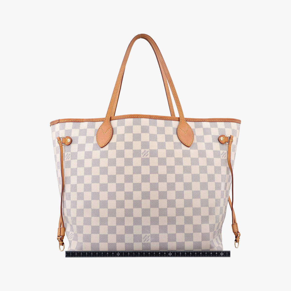 Secondhand Louis Vuitton Neverfull MM Azur Damier Canvas N51107 shoulderbag | stylenewstar