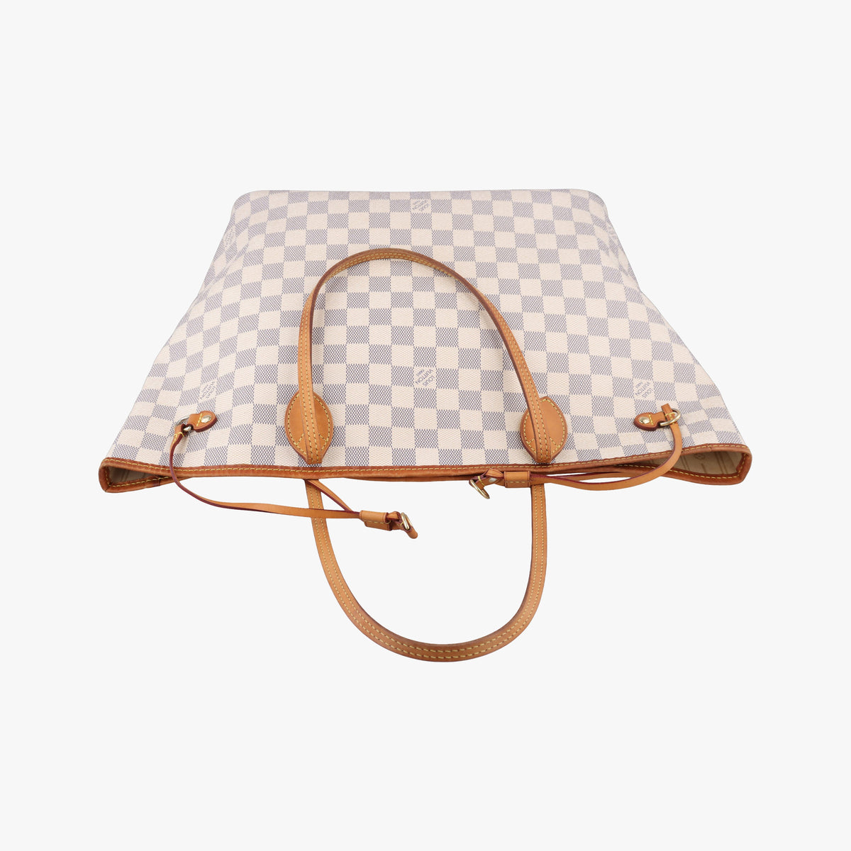 Secondhand Louis Vuitton Neverfull MM Azur Damier Canvas N51107 shoulderbag | stylenewstar
