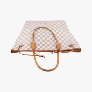 Secondhand Louis Vuitton Neverfull MM Azur Damier Canvas N51107 shoulderbag | stylenewstar