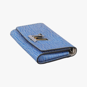 Vintage Louis Vuitton Portefeuille Twist Denim blue Epi M61036 shoulderbag | stylenewstar