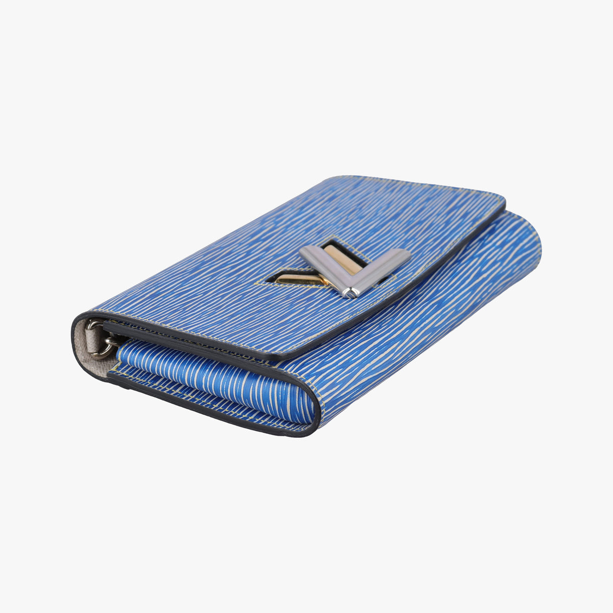 Vintage Louis Vuitton Portefeuille Twist Denim blue Epi M61036 shoulderbag | stylenewstar