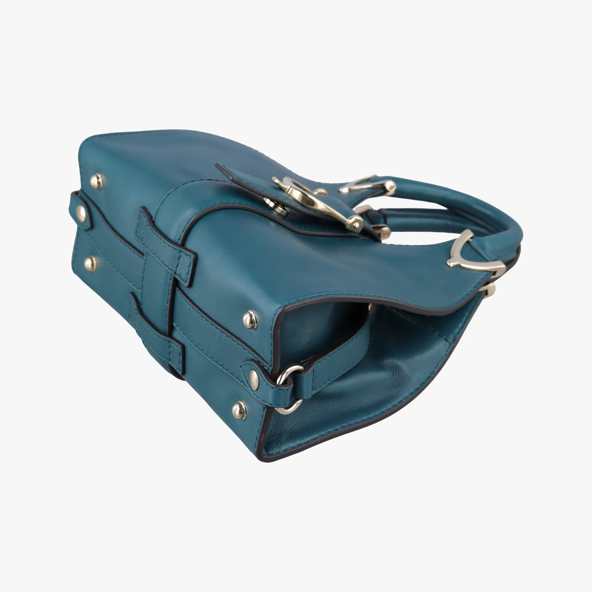 Secondhand Gucci Stirrup Green Leather 277515 shoulderbag | stylenewstar