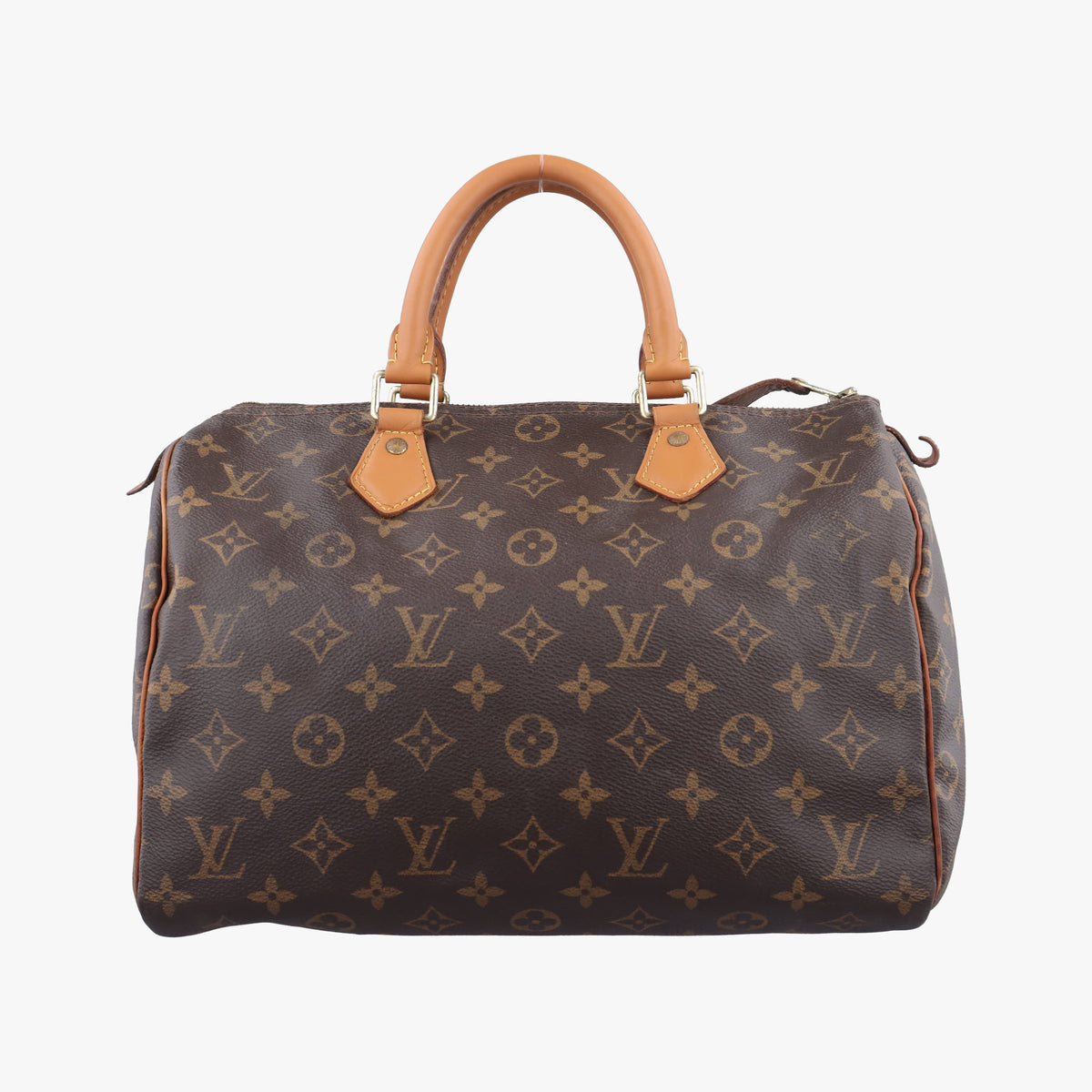 Pre-owned Louis Vuitton Speedy 30 BROWN Monogram Canvas M41528 handbag | stylenewstar