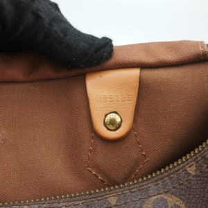 Pre-owned Louis Vuitton Speedy 30 BROWN Monogram Canvas M41528 handbag | stylenewstar