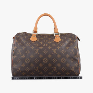 Pre-owned Louis Vuitton Speedy 30 BROWN Monogram Canvas M41528 handbag | stylenewstar