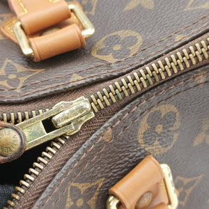 Pre-owned Louis Vuitton Speedy 30 BROWN Monogram Canvas M41528 handbag | stylenewstar