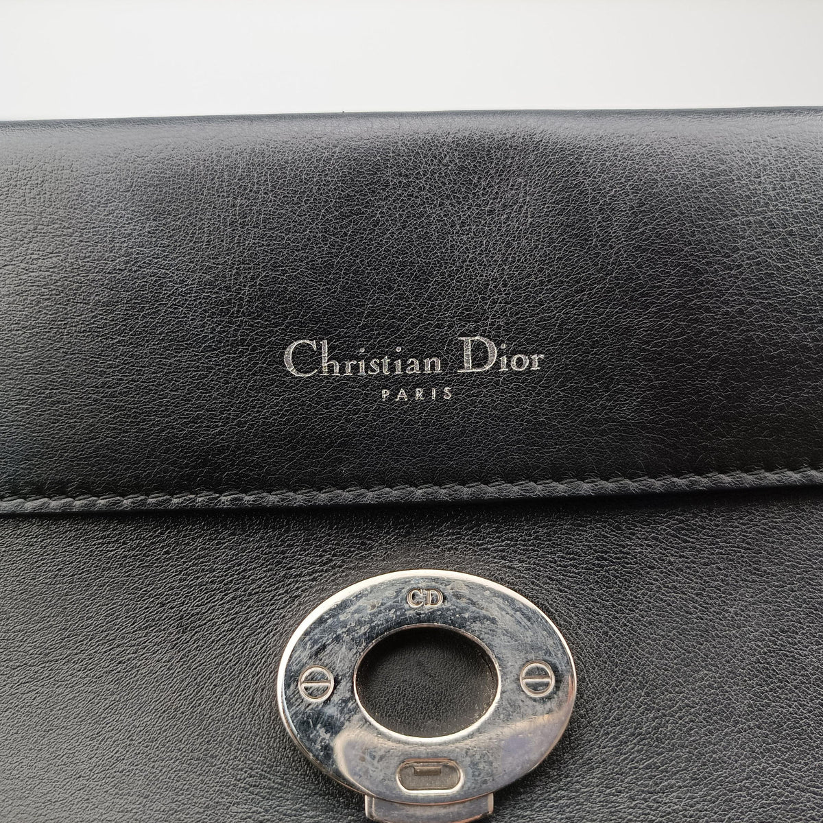 Vintage Christian Dior Be Dior Black Leather  shoulderbag | stylenewstar