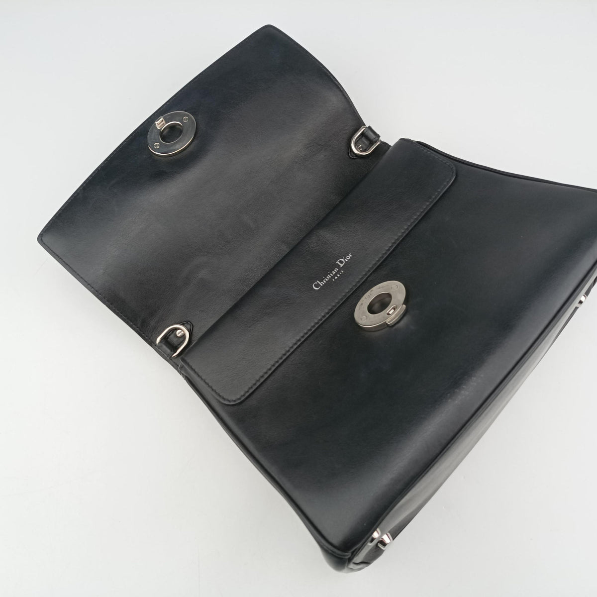 Vintage Christian Dior Be Dior Black Leather  shoulderbag | stylenewstar