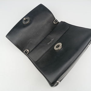 Vintage Christian Dior Be Dior Black Leather  shoulderbag | stylenewstar