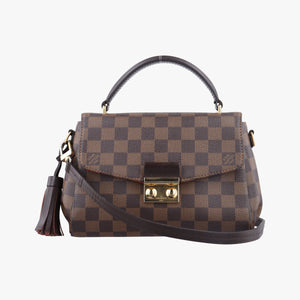 Pre-owned Louis Vuitton Croisette Ebene Damier Canvas N53000 shoulderbag | stylenewstar