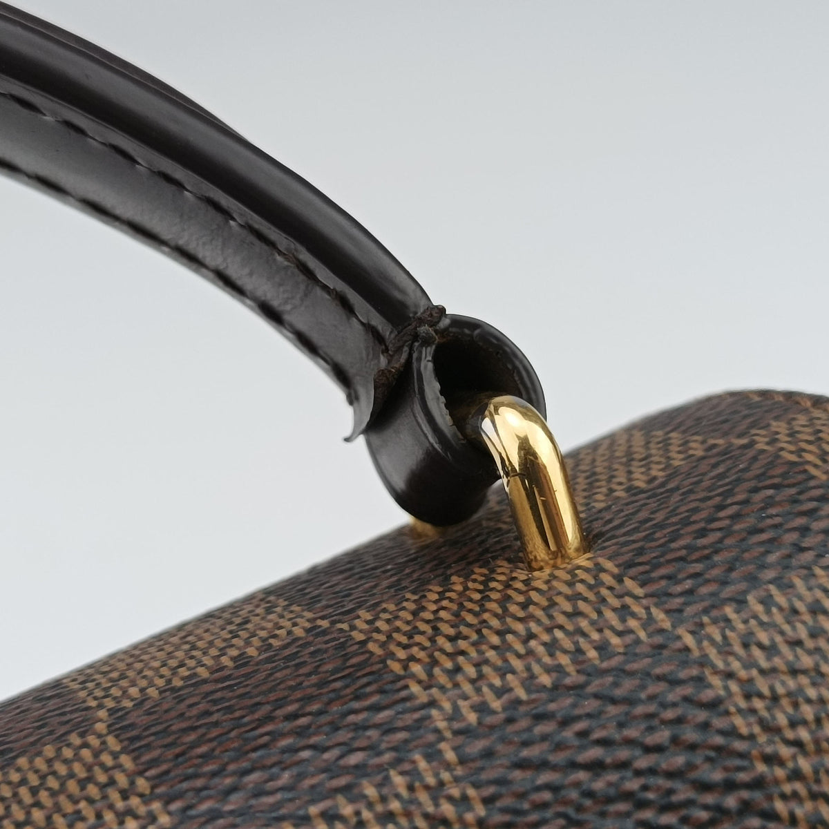 Pre-owned Louis Vuitton Croisette Ebene Damier Canvas N53000 shoulderbag | stylenewstar
