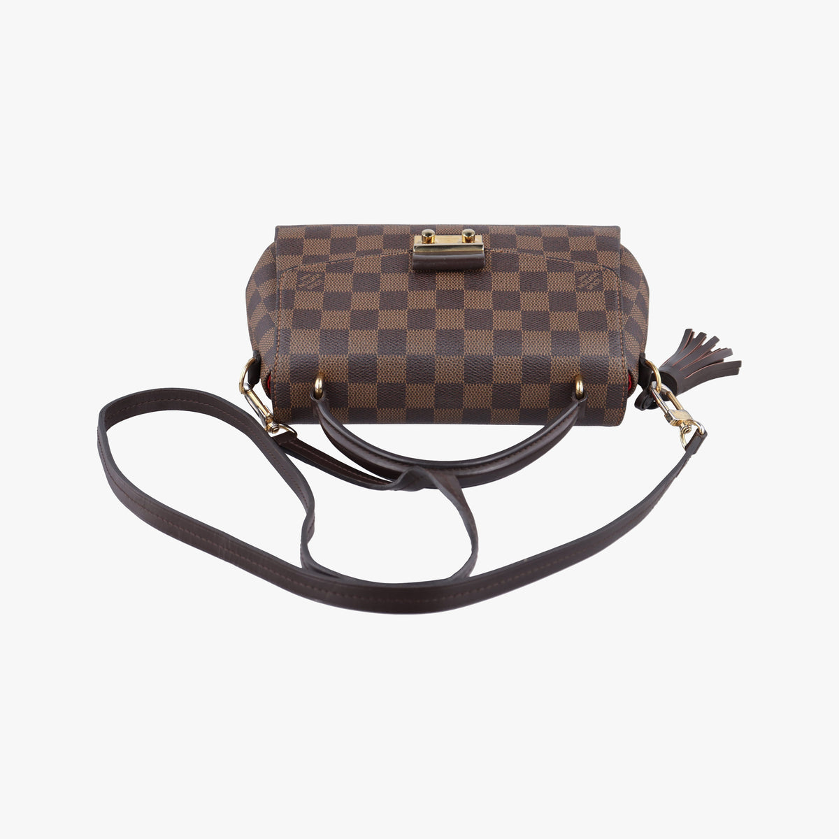 Pre-owned Louis Vuitton Croisette Ebene Damier Canvas N53000 shoulderbag | stylenewstar