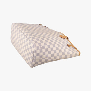 Vintage Louis Vuitton Neverfull MM Azur Damier Canvas N51107 shoulderbag | stylenewstar