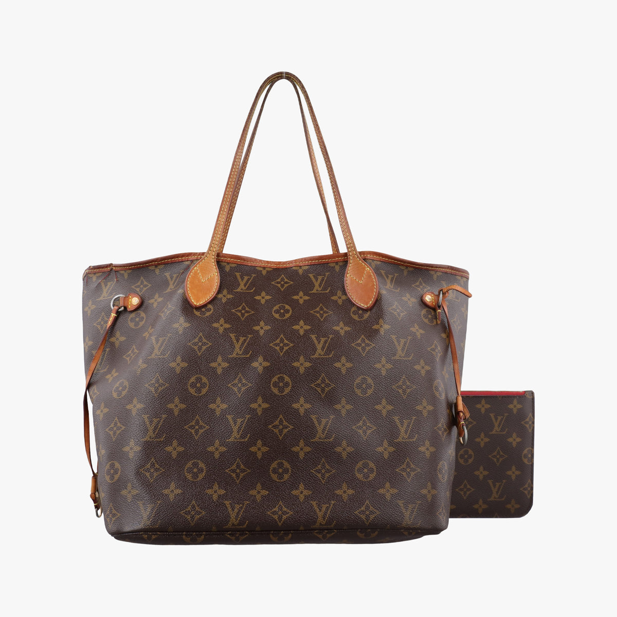 Pre-owned Louis Vuitton NEVERFULLMM Brown Monogram Canvas M40156 shoulderbag | stylenewstar