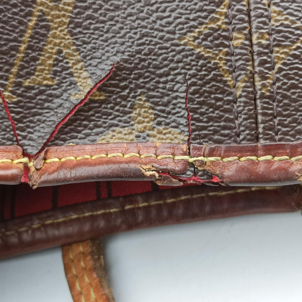 Pre-owned Louis Vuitton NEVERFULLMM Brown Monogram Canvas M40156 shoulderbag | stylenewstar