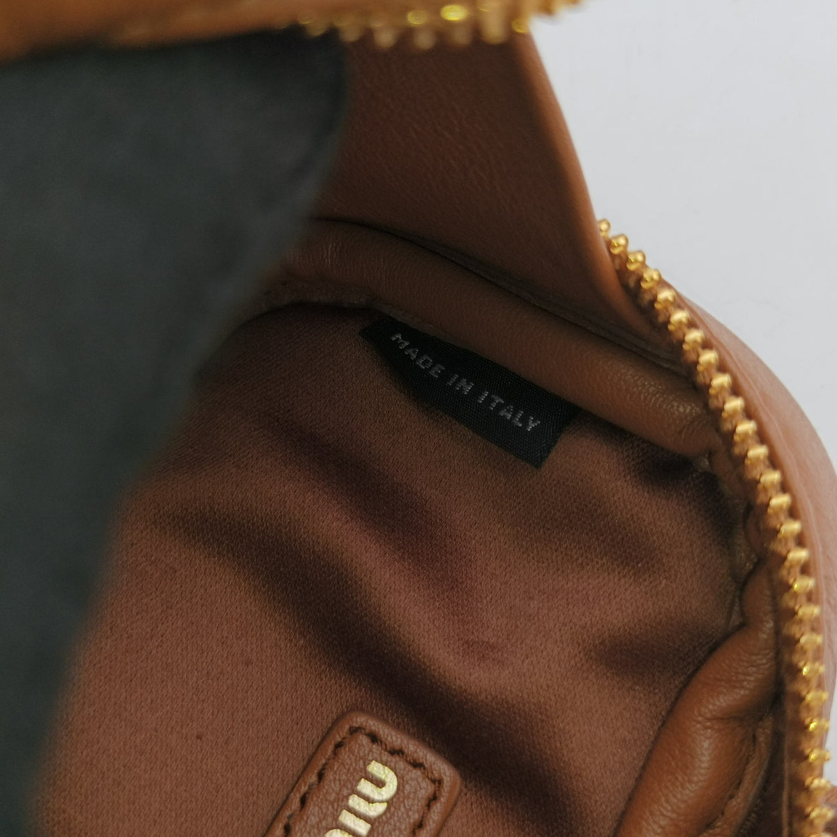 Pre-owned Miu Miu Beau Micro Brown Leather  handbag | stylenewstar
