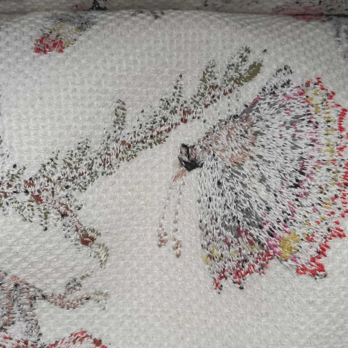 Pre-owned Christian Dior Book Tote White x Multicolour Jacquard  handbag | stylenewstar